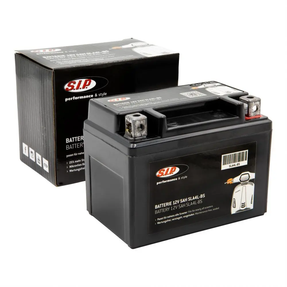 Akku Vespaan 12V/5Ah, SIP, SLA4L-BS