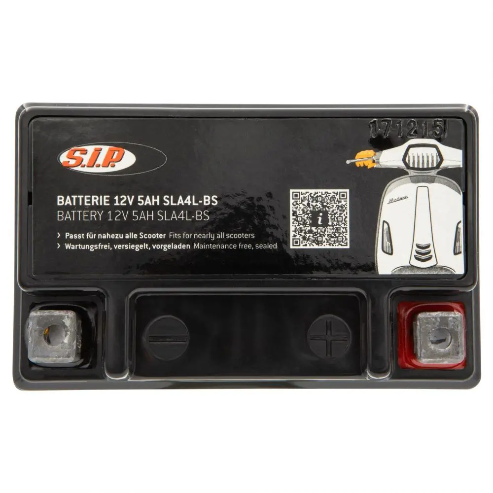 Akku Vespaan 12V/5Ah, SIP, SLA4L-BS