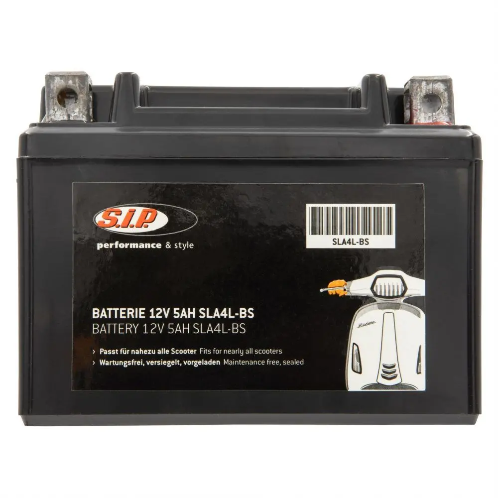 Akku Vespaan 12V/5Ah, SIP, SLA4L-BS