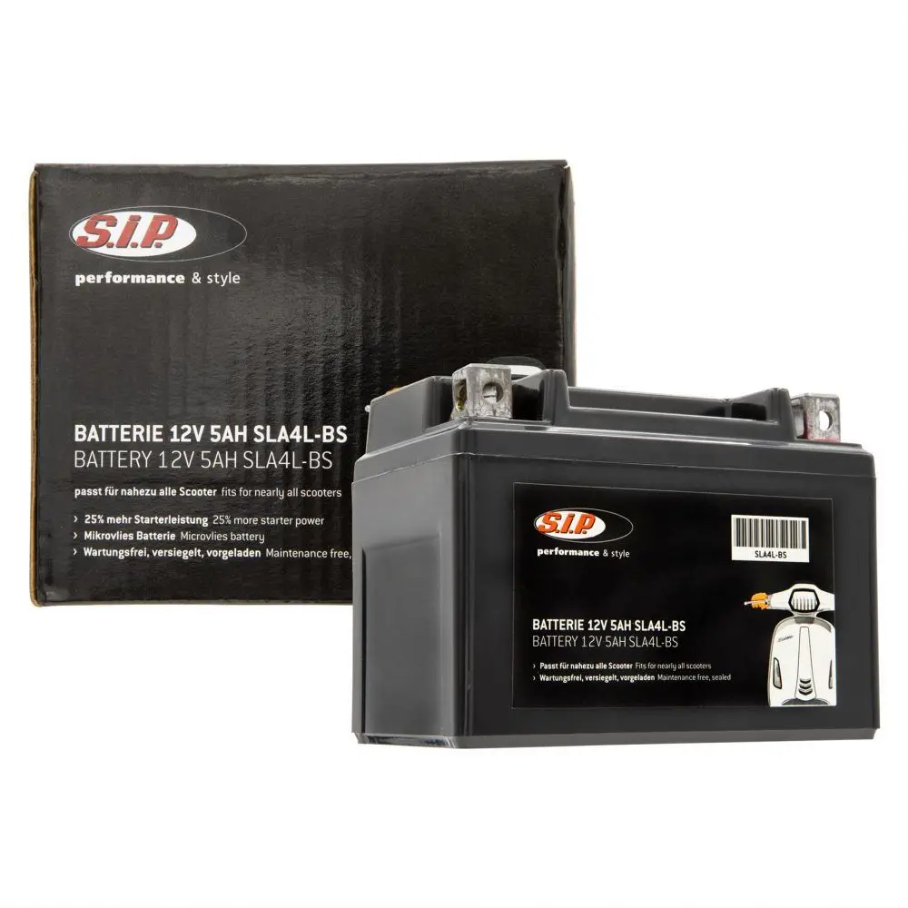 Akku Vespaan 12V/5Ah, SIP, SLA4L-BS