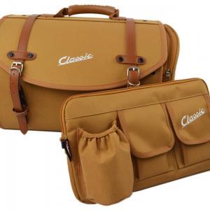Laukkusetti SIP Classic, vaaleanruskea nylon