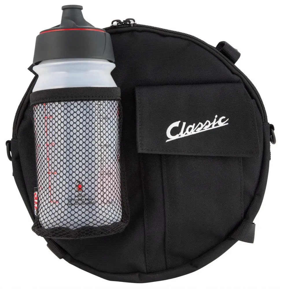 Laukku SIP Classic varapyörälle, musta nylon