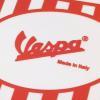 Roiskeläppä Vespa logolla, puna/valkoinen