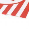 Roiskeläppä Vespa logolla, puna/valkoinen