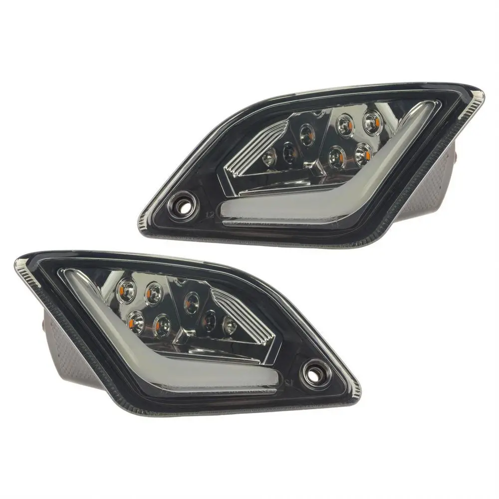 Vilkkusarja SIP eteen ja taakse LED, tummennettu, Vespa GTS, GT ja GTV SIPin omaa tuotantoa oleva LED-vilkkusarja tummenetuilla laseilla. EU-hyväksytty. Sisältää myös virtaa säästävät päivävalot, sisältää polttimot. Vilkkusarja SIP eteen ja taakse LED, tummennettu, Vespa GTS, GT ja GTV - Image 22