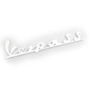 Vespa Super Sport merkki polvipeltiin (SS180), 1965->