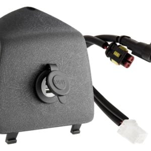 USB-lataus hansikalokeron peitelevyyn; Vespa GTS, GTV ja GT