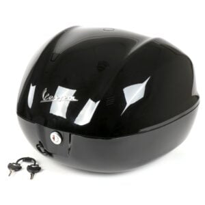 Takaboxi Piaggio 32l, musta 98/A Black Cosmo, Vespa Primavera ja Sprint