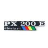 Sivupaneelin merkki, Vespa PX200E Elestart (1984-1997)