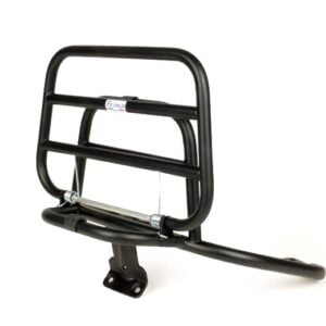 Taittuva tavarateline taakse mattamusta, FA Italia, Vespa LX, LXV ja S