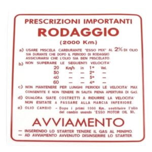 Tarra "Roddagio" 4v, 2%, Vespa Italian mallit