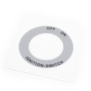 Tarra virtalukkoon, Vespa PX80, PX125, PX200, PX (1978-1983), PV125 (Primavera), ET3, Rally - silver, Ø36mm