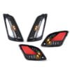 Led vilkkusarja savu eteen ja taakse Moto Nostra, Vespa GT, GTL, GTV ja GTS (-2014)