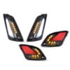 Led vilkkusarja savu eteen ja taakse Moto Nostra, Vespa GT, GTL, GTV ja GTS (-2014)