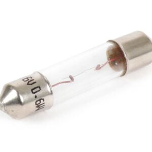 Mittarivalon polttimo 6V 0,6W (6x31mm), Vespa Rally, Sprint, VBA, VBB ja SS180