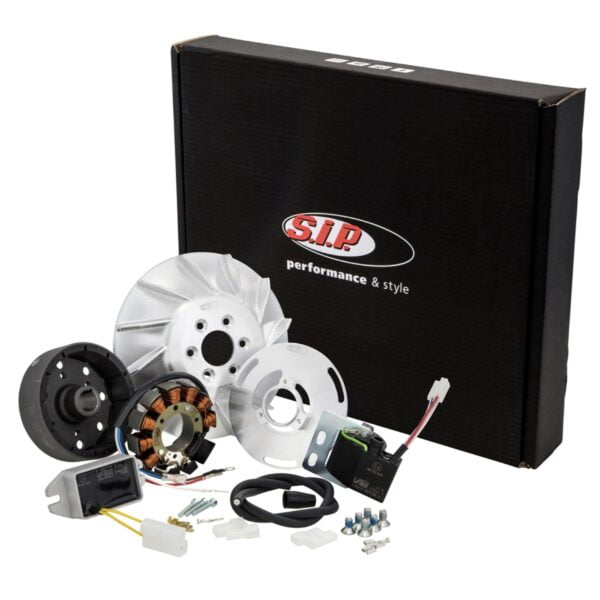 Kärjetön sytytys SIP Performance Sport 12V DC, Vespa 125 VNA, VNB, GT, GTR 1°, SUPER, TS 1°, VBA, ​VBB, ​T4, GL, ​SPRINT JA SPRINT VELOCE