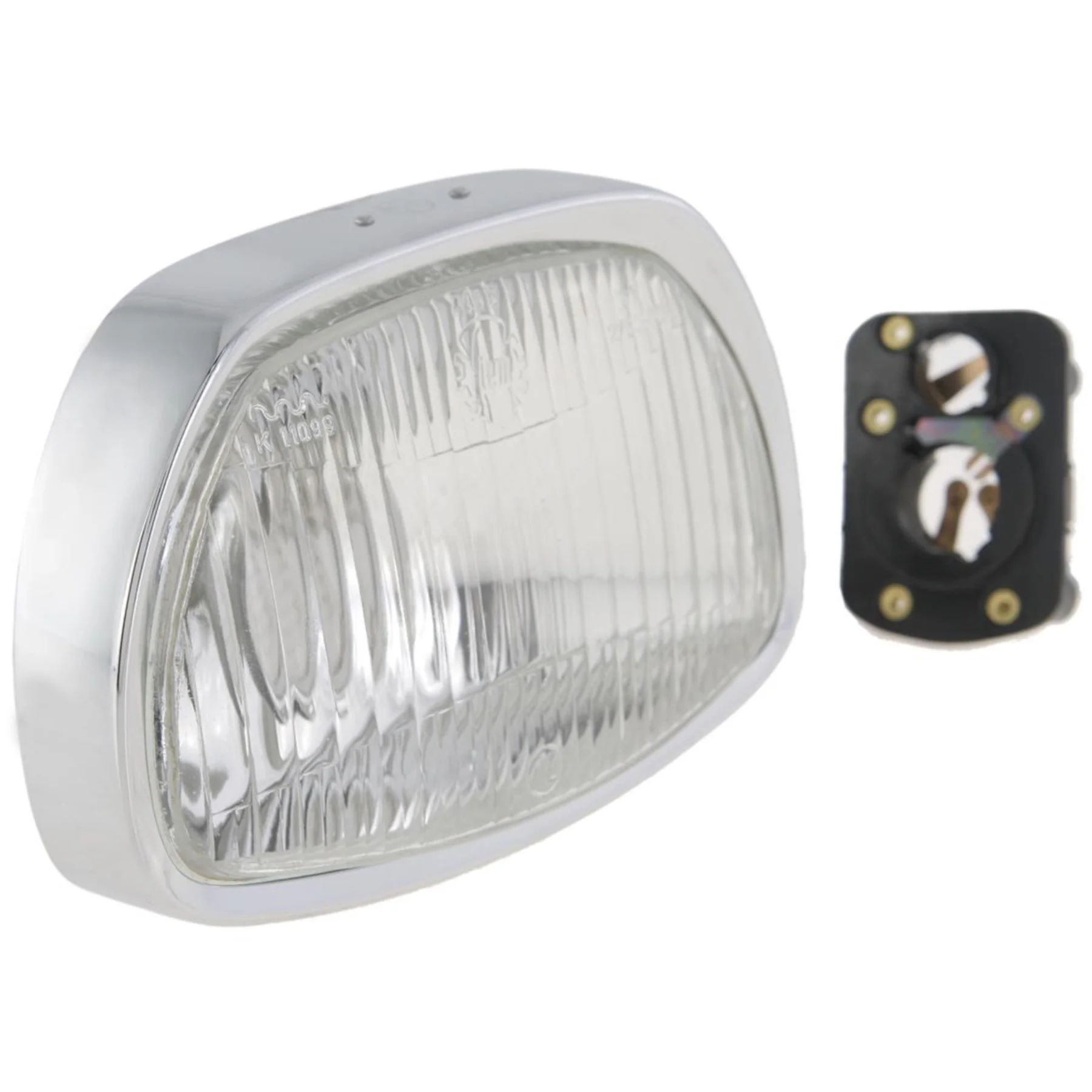 Ajovaloumpio Siem, Vespa 125GT, 150 GL, Sprint ja 180SS <a href="https://italialaiset.fi/wp-content/uploads/2021/02/image-2.png"><img class="alignright size-full wp-image-30974" src="https://italialaiset.fi/wp-content/uploads/2021/02/image-2.png" alt="" width="79" height="86" /></a>Ajovaloumpio Siem, Vespa 125GT, 150 GL, Sprint ja 180SS malleihin. <ul> <li>koko 95 x 150 mm</li> <li>aito lasi</li> <li>ajovalopolttimon kanta BA20d</li> <li>parkkipolttimon kanta Ba15s</li> <li>mukana kehys</li> <li>hyväksymismerkinnät</li> </ul> Ajovaloumpio Siem, Vespa 125GT, 150 GL, Sprint ja 180SS