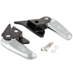 Jalkatapit SIP musta/kromi, Vespa Primavera ja Sprint 50-150cc