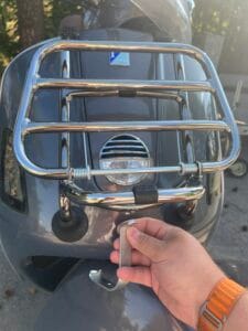 Alastaittuva etuteline Moto Nostra, Vespa GT, GTL, GTV, GTS, GT60, HPE, Supertech, Super Sport ja Sei Giorni