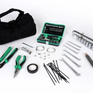 Työkalulaukku musta Moto Nostra + työkalut