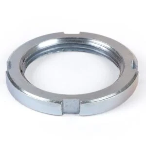 Ohjausakselin lukitusmutteri BGM Original, Vespa PX, Sprint, Rally, GT, GTR, GL, TS, Super, SS180, GS160, V50, V90, PV125, ET3, PK, PKS, PKXL1, Vespa 125 V1 - V15, V30 - 33, VU, VM1 ja VM2