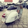 Öljykannuteline jalkatilaan, Vespa VL3, VB1, GS150 (VS2-4), VNA, VNB, VBA, VBB, GL150, Sprint150 (VLB), Super (VNC/VBC), GT/GTR125 (VNL2), TS125 (VNL3), V50N/L/R/Special (V5A/B), PV125 (VMA), ET3