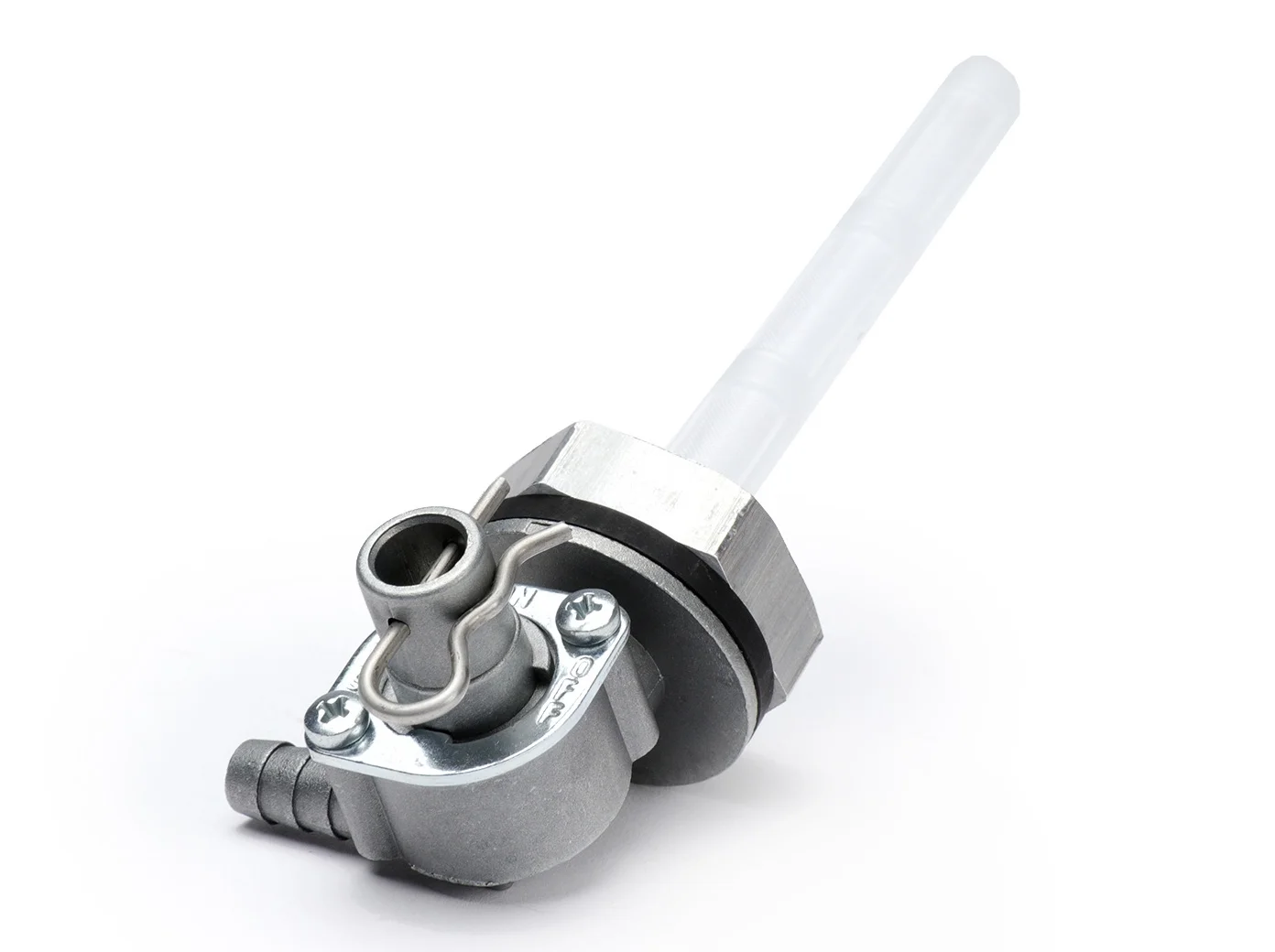 Polttoainehana Fast Flow 2.0, Vespa GS150 (VS1-5), V30-33, VM, VL, VB, VGL1, ACMA ja Motovespa <a href="https://italialaiset.fi/wp-content/uploads/2021/01/BGM_PRO_c1.png"><img class="alignright size-full wp-image-30568" src="https://italialaiset.fi/wp-content/uploads/2021/01/BGM_PRO_c1.png" alt="" width="140" height="40" /></a>Polttoainehana Fast Flow 2.0, leveärunkoisiin Vespa GS150 (VS1-5), V30-33, VM, VL, VB, VGL1, ACMA ja Motovespa malleihin. Fast Flow -polttoainehanoissa on suuri virtausnopeus ja ne takaavat täydellisen polttoaineen syöttämisen kaasuttimeen jopa tehokkaissa moottoreissa. Ne voidaan vaihtaa 1:1 alkuperäiseen polttoainehanaan. Tässä esitetty versio on erikoisversio laajarunkoon, jossa polttoaineen ulostulo ajosuuntaan oikealle. Toiminto vastaa tavanomaisen polttoainehanan toimintaa (auki/vara/kiinni). Varatankki taso on noin 1 litra suurempi kuin alkuperäisessä polttoainehanassa. HUOMAUTUKSIA Ei sovellu polttoaineille, joissa on korkea alkoholipitoisuus. Siksi älä käytä E10/E85-polttoaineen kanssa. Polttoainehana Fast Flow 2.0, Vespa GS150 (VS1-5), V30-33, VM, VL, VB, VGL1, ACMA ja Motovespa