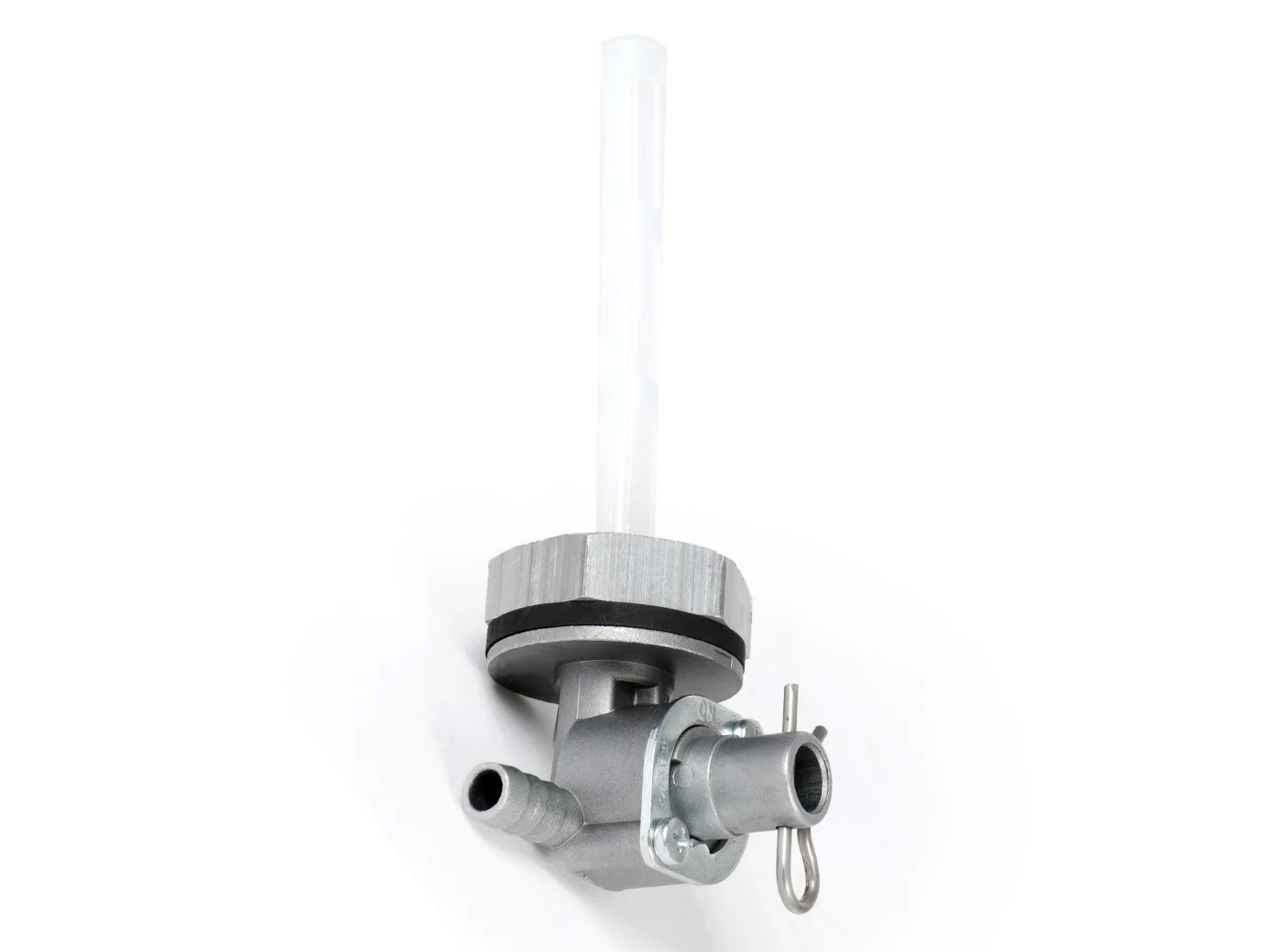 Polttoainehana Fast Flow 2.0, Vespa GS150 (VS1-5), V30-33, VM, VL, VB, VGL1, ACMA ja Motovespa <a href="https://italialaiset.fi/wp-content/uploads/2021/01/BGM_PRO_c1.png"><img class="alignright size-full wp-image-30568" src="https://italialaiset.fi/wp-content/uploads/2021/01/BGM_PRO_c1.png" alt="" width="140" height="40" /></a>Polttoainehana Fast Flow 2.0, leveärunkoisiin Vespa GS150 (VS1-5), V30-33, VM, VL, VB, VGL1, ACMA ja Motovespa malleihin. Fast Flow -polttoainehanoissa on suuri virtausnopeus ja ne takaavat täydellisen polttoaineen syöttämisen kaasuttimeen jopa tehokkaissa moottoreissa. Ne voidaan vaihtaa 1:1 alkuperäiseen polttoainehanaan. Tässä esitetty versio on erikoisversio laajarunkoon, jossa polttoaineen ulostulo ajosuuntaan oikealle. Toiminto vastaa tavanomaisen polttoainehanan toimintaa (auki/vara/kiinni). Varatankki taso on noin 1 litra suurempi kuin alkuperäisessä polttoainehanassa. HUOMAUTUKSIA Ei sovellu polttoaineille, joissa on korkea alkoholipitoisuus. Siksi älä käytä E10/E85-polttoaineen kanssa. Polttoainehana Fast Flow 2.0, Vespa GS150 (VS1-5), V30-33, VM, VL, VB, VGL1, ACMA ja Motovespa