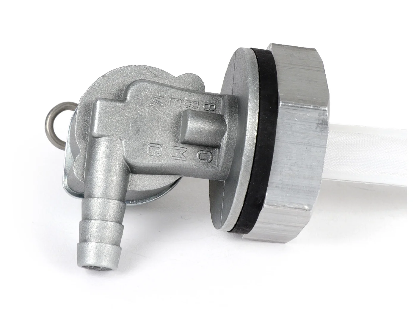 Polttoainehana Fast Flow 2.0, Vespa GS150 (VS1-5), V30-33, VM, VL, VB, VGL1, ACMA ja Motovespa <a href="https://italialaiset.fi/wp-content/uploads/2021/01/BGM_PRO_c1.png"><img class="alignright size-full wp-image-30568" src="https://italialaiset.fi/wp-content/uploads/2021/01/BGM_PRO_c1.png" alt="" width="140" height="40" /></a>Polttoainehana Fast Flow 2.0, leveärunkoisiin Vespa GS150 (VS1-5), V30-33, VM, VL, VB, VGL1, ACMA ja Motovespa malleihin. Fast Flow -polttoainehanoissa on suuri virtausnopeus ja ne takaavat täydellisen polttoaineen syöttämisen kaasuttimeen jopa tehokkaissa moottoreissa. Ne voidaan vaihtaa 1:1 alkuperäiseen polttoainehanaan. Tässä esitetty versio on erikoisversio laajarunkoon, jossa polttoaineen ulostulo ajosuuntaan oikealle. Toiminto vastaa tavanomaisen polttoainehanan toimintaa (auki/vara/kiinni). Varatankki taso on noin 1 litra suurempi kuin alkuperäisessä polttoainehanassa. HUOMAUTUKSIA Ei sovellu polttoaineille, joissa on korkea alkoholipitoisuus. Siksi älä käytä E10/E85-polttoaineen kanssa. Polttoainehana Fast Flow 2.0, Vespa GS150 (VS1-5), V30-33, VM, VL, VB, VGL1, ACMA ja Motovespa