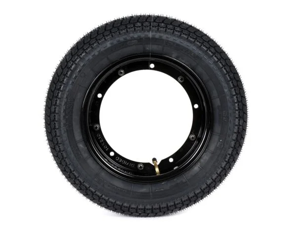 BGM Classic 3.50 - 10" TT 59P rengas mustalla vanteella, Vespa PX, Sprint, Rally