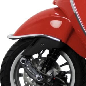 Etupuskuri kromattu Vespa Primavera ja Sprint