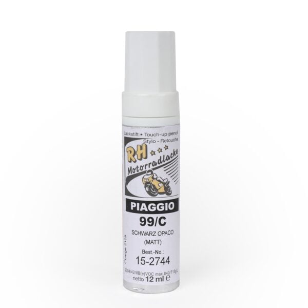 Korjausmaali Piaggio NV 99/C musta (nero opaco) 12 ml
