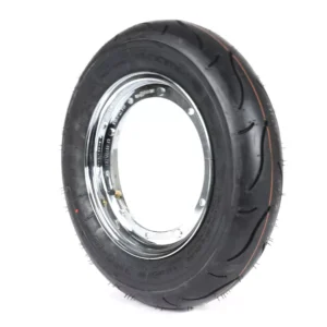 BGM Sport 3.50 - 10" TT 59S rengas kromimaalatulla vanteella, Vespa PX, Sprint, Rally
