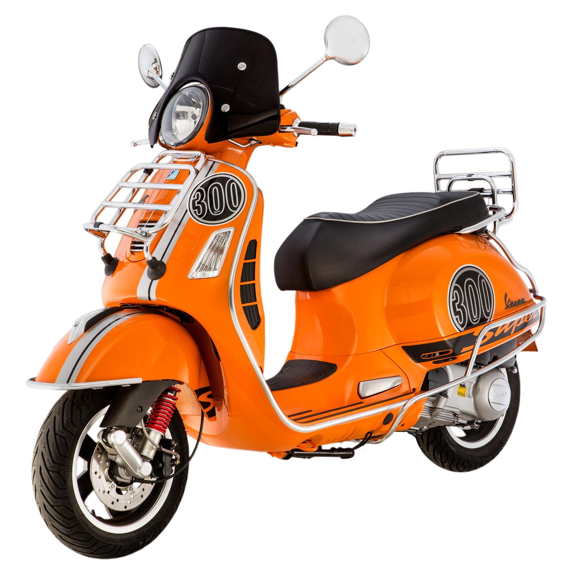 Etupuskuri kromattu Piaggio, Vespa GTS, GTV, GT ja GT L etupuskuri piaggio vespa gts