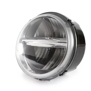 LED-ajovalo Piaggio, Vespa Primavera 50-150 ja Elettrica edestä, valoumpio viistosti edestä kuvattuna