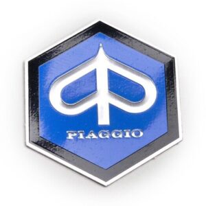 Piaggio Hexagon merkki, muovia edestä