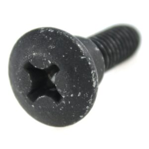 Piaggio ruuvi M6x16 mm kauluksella, musta, Beverly, MP3, X8, X9, X10 ja X Evo päältä, ruuvin ristiuurainen kanta ylhäältä
