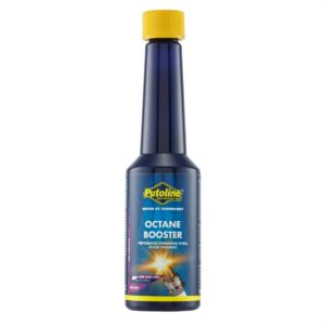 Polttoaineen lisäaine Putoline Octane Booster 150 ml etupuoli, OCTANE BOOSTER -etiketti